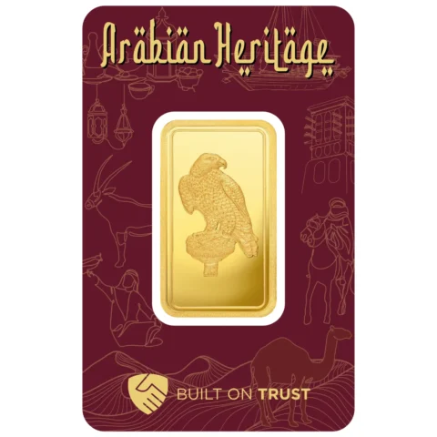 Emirates Gold 1 Ounce Gold Bar - The Falcon Collection