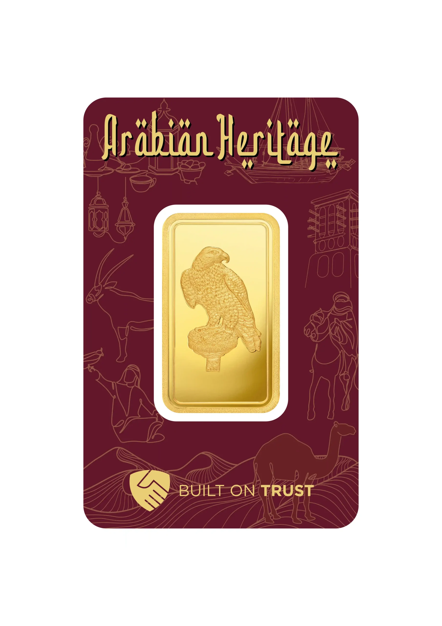 Emirates Gold 1 Ounce Gold Bar - The Falcon Collection