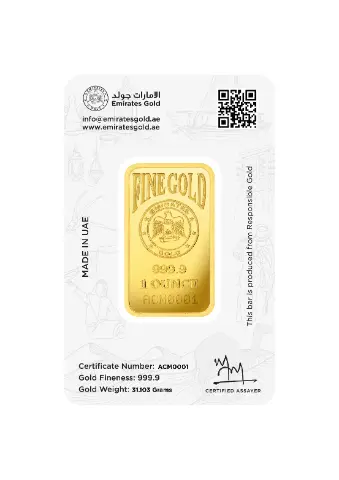 Emirates Gold 1 Ounce Gold Bar – The Horse Collection - Image 3